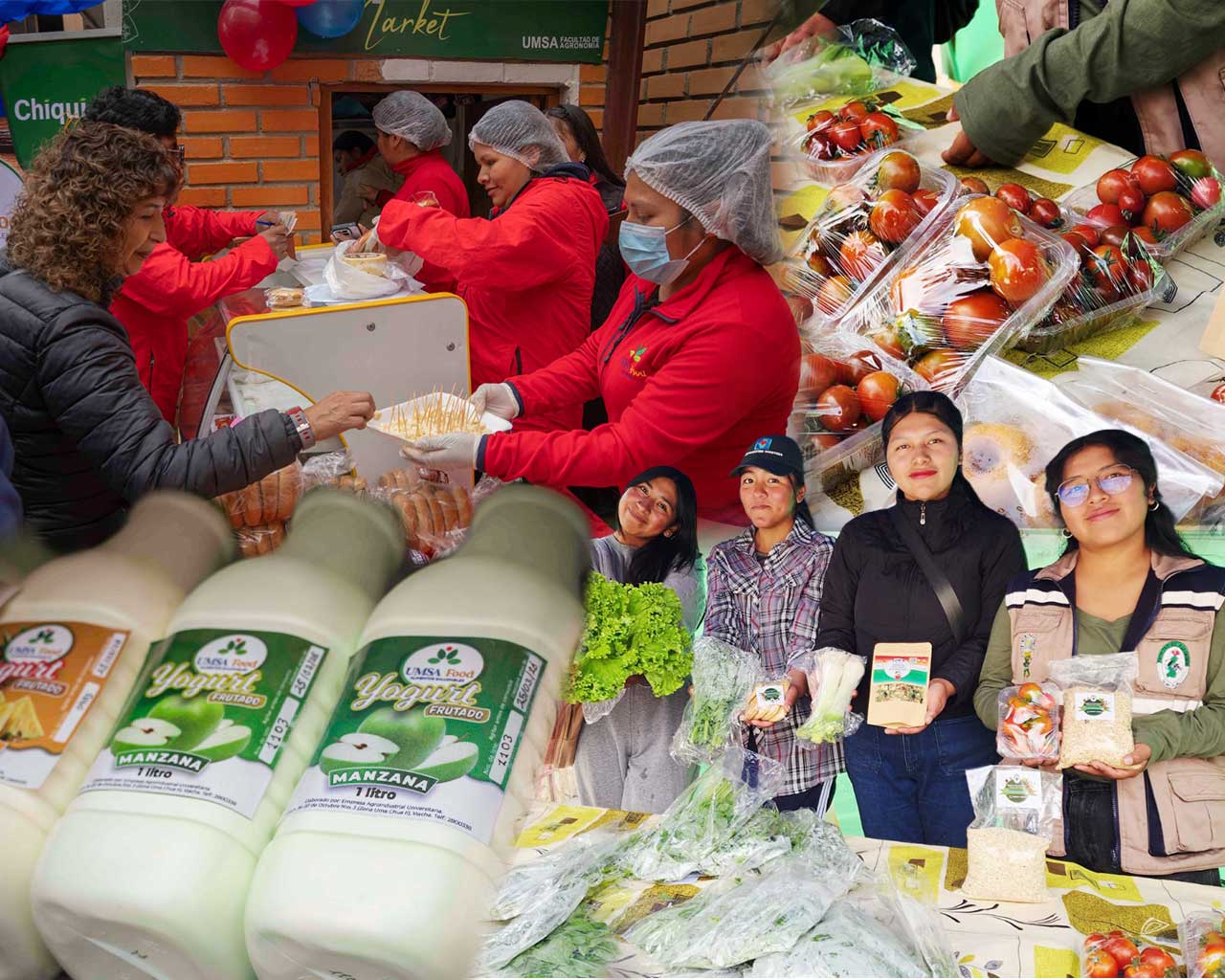 De la investigación a la mesa: UMSA reabre el “Chiqui Market” y “BioMarket” con productos saludables